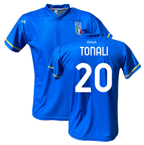 Maglia Italia Tonali 8 Nazionale 2023 FIGC ufficiale  
